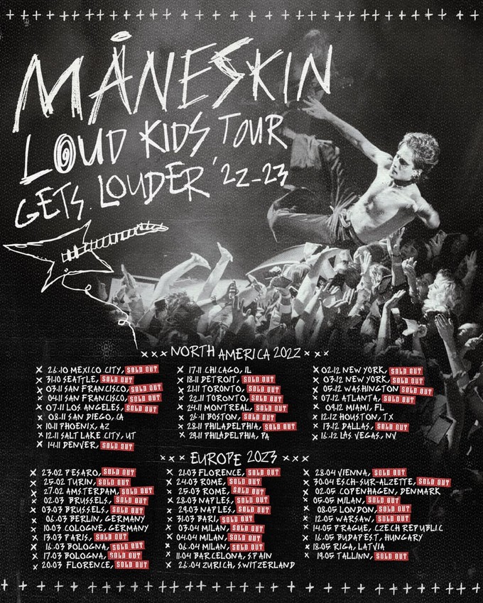M&Aring;NESKIN: Loud Kids Tour Gets Louder 2023